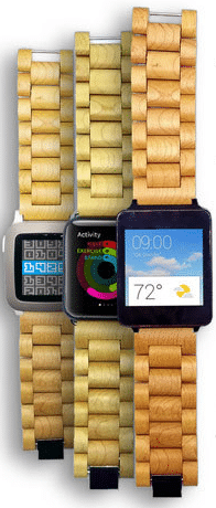 Ottm Holzarmbänder für Smartwatches